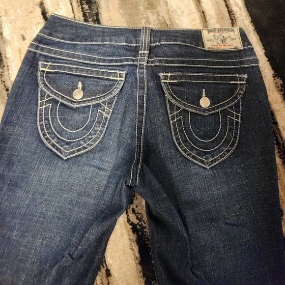 True Religion Becky Women Size 29x32.5 USA Jeans World Tour - Picture 8 of 9
